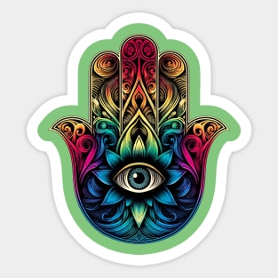 Hamsa Hand Sticker